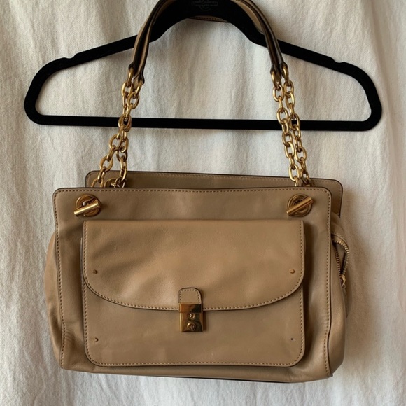 Tory burch tan handbag - Picture 1 of 8